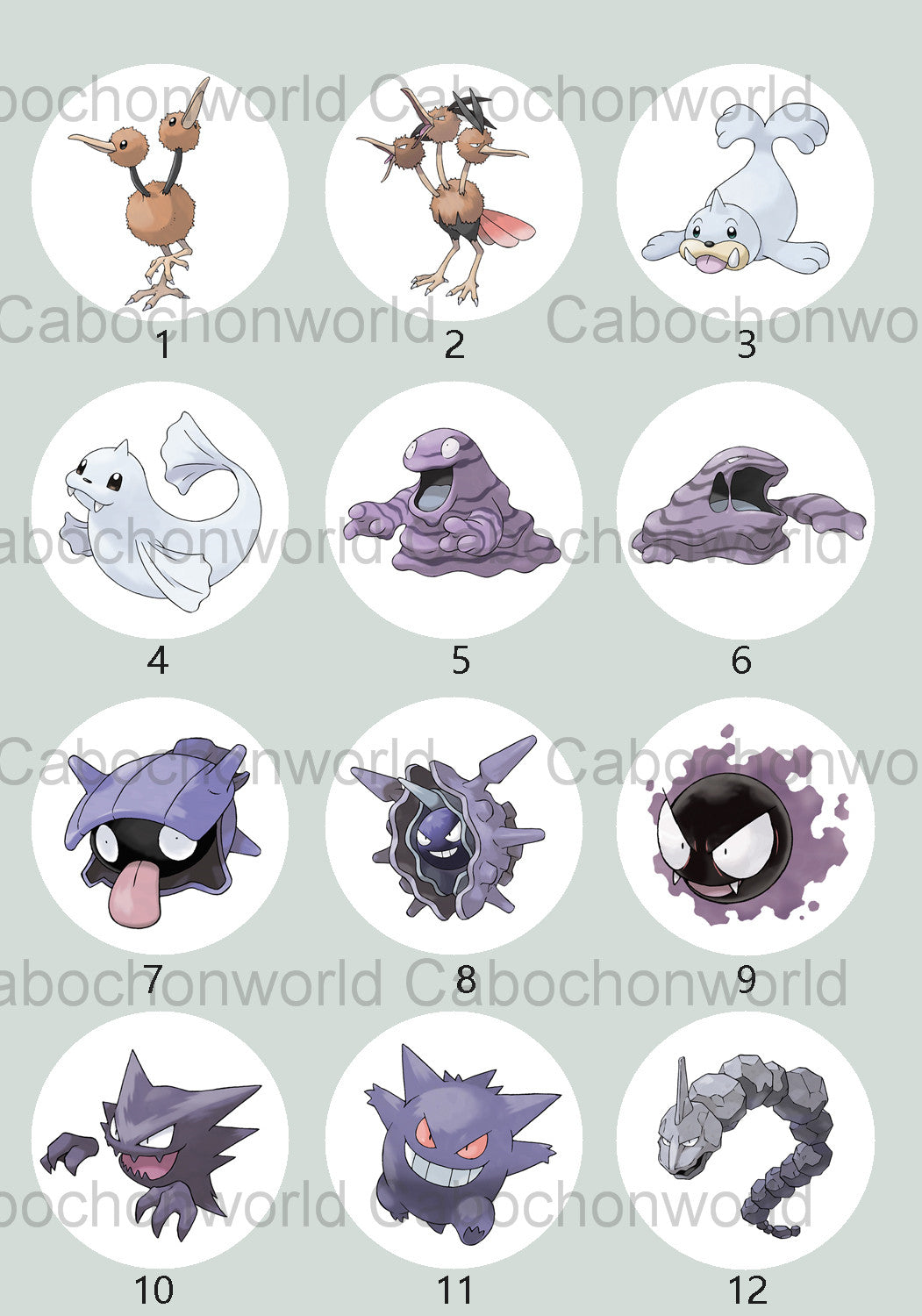 Pokemon Cabochon Collection CW0702