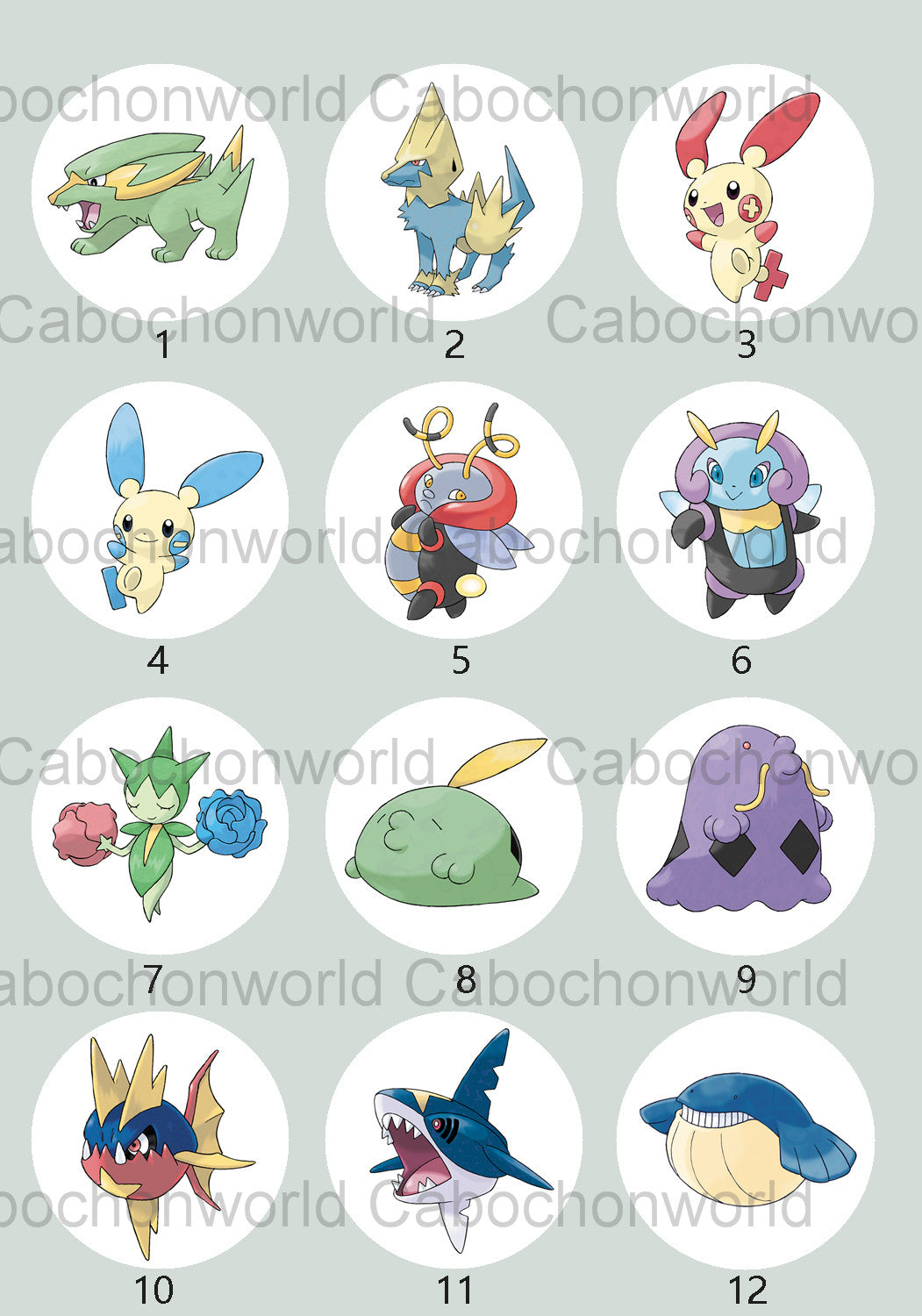 Pokemon Cabochon Collection CW0721