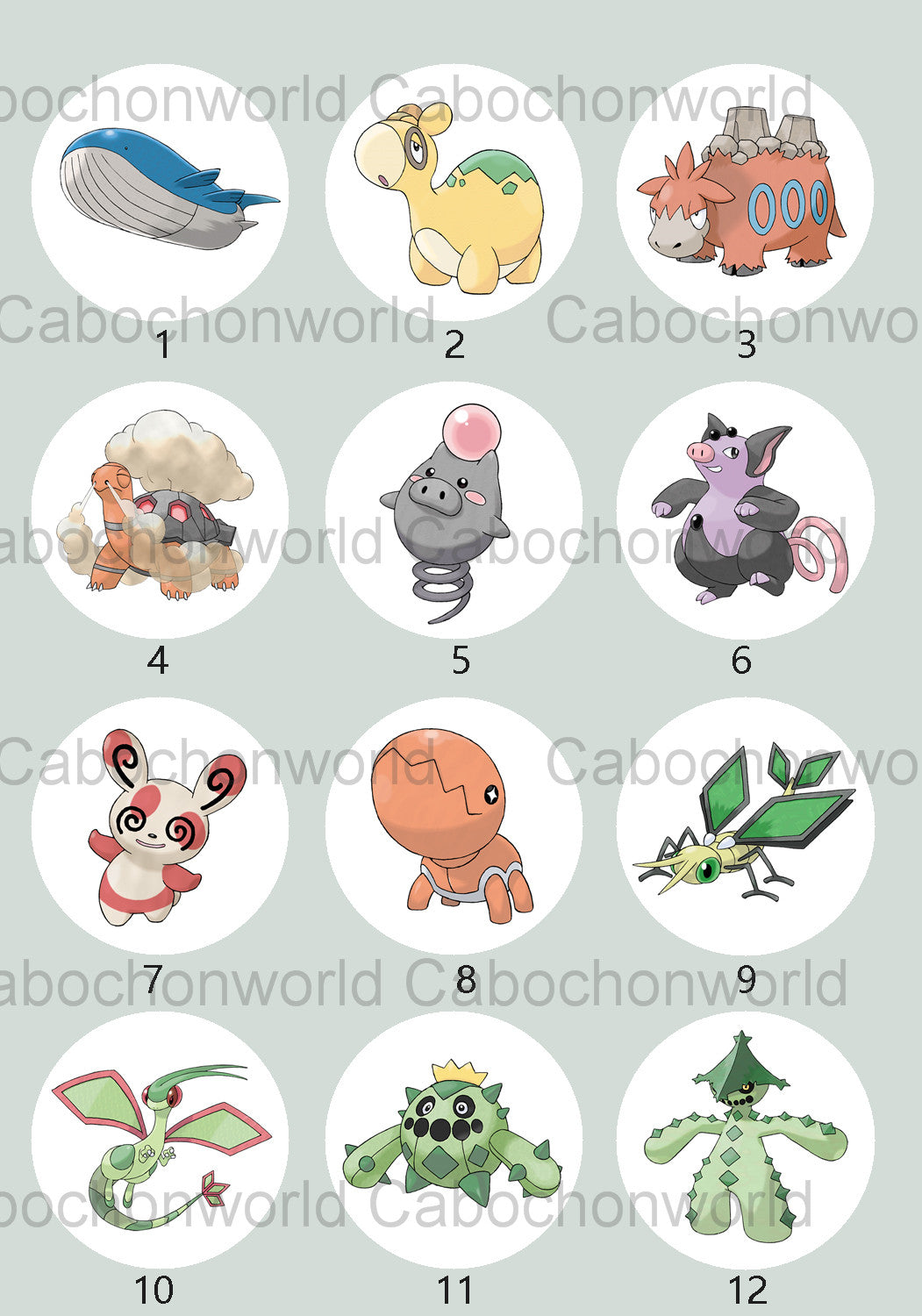 Pokemon Cabochon Collection CW0722