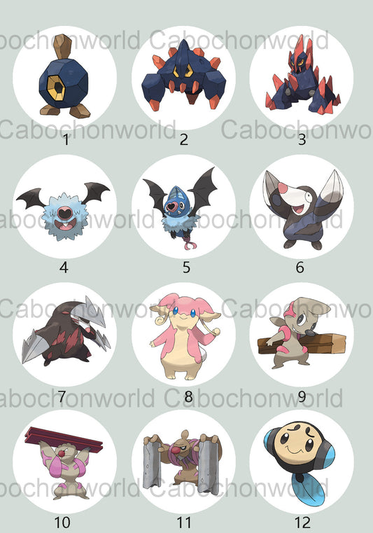 Pokemon-Cabochon-Kollektion CW0739