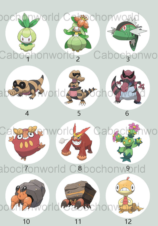 Pokemon-Cabochon-Kollektion CW0741