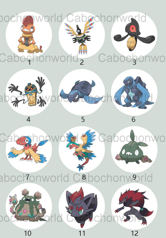 Pokemon-Cabochon-Kollektion CW0742