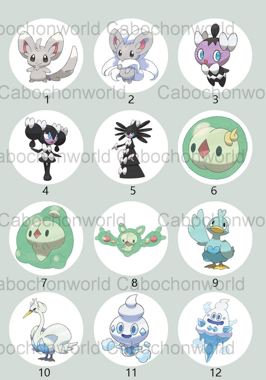 Pokemon-Cabochon-Kollektion CW0743