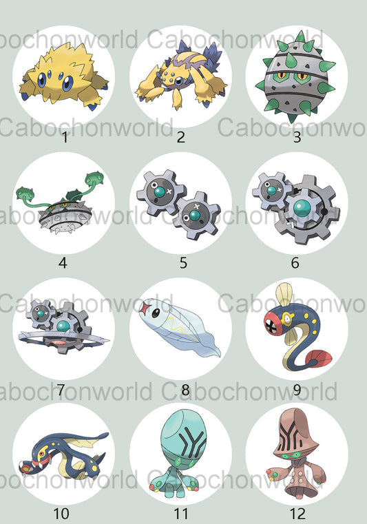 Pokemon-Cabochon-Kollektion CW0745