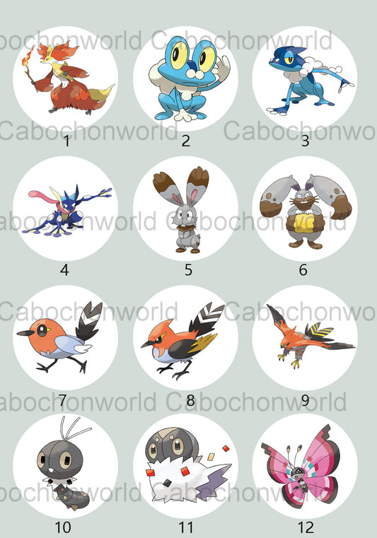 Pokemon-Cabochon-Kollektion CW0750