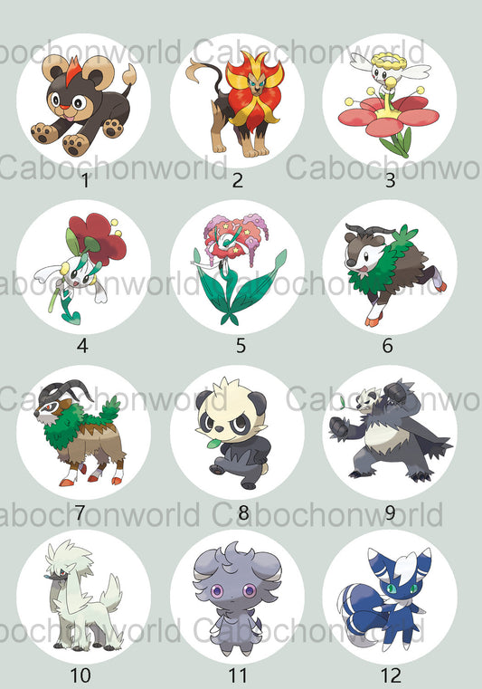 Pokemon-Cabochon-Kollektion CW0751