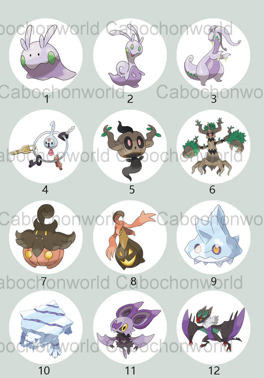 Pokemon-Cabochon-Kollektion CW0754