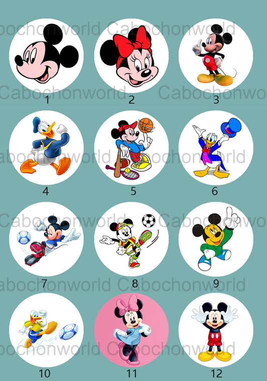 Mickey-Mouse-Cabochon-Kollektion CW0764