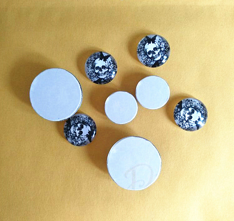 Collection de cabochons de peinture de sirène CW0594