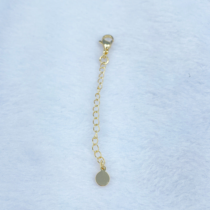 2 Extended Chain with Round Tag 14K GF Extender Clasp