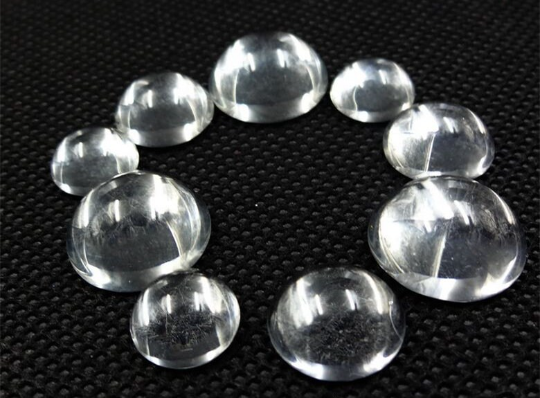 Bulk 50 Circle Clear Glass Cabochon Round Dome Flat Back Magnify Inserts  Transparent Domes 8mm 10mm 12mm 14mm 16mm 18mm 20mm 25mm 30mm 